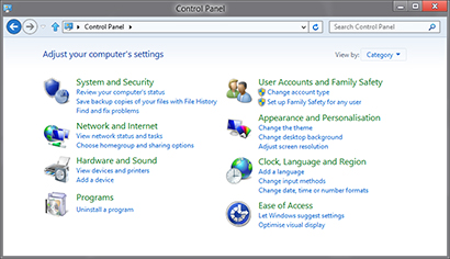 Control Panel