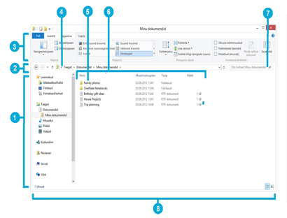 File Exploreri aken