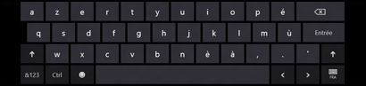 Clavier tactile