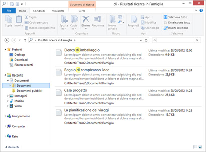 Risultati della ricerca in Esplora file