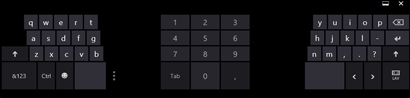 Īkšķu tastatūra