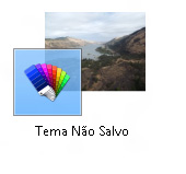 Um tema não salvo