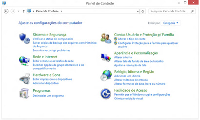 Painel de Controle