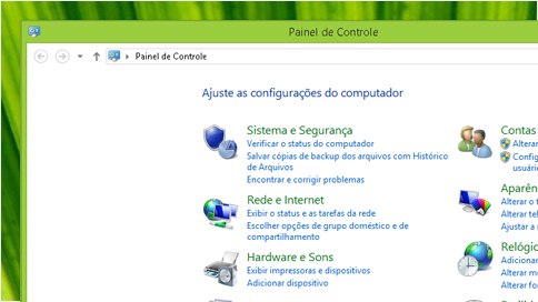 Painel de Controle