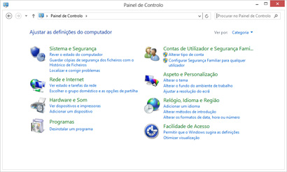 Painel de Controlo