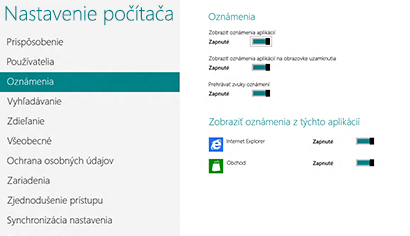 Nastavenie počítača